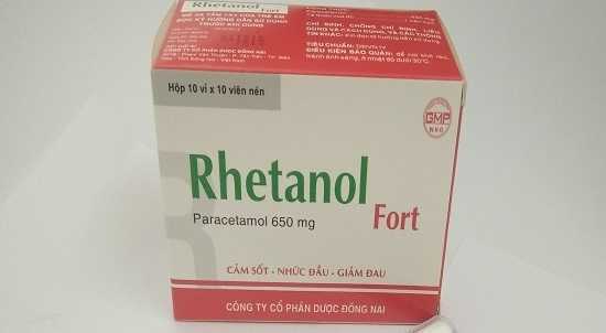 Đình chỉ lưu hành thuốc Rhetanol Fort của Công ty Dược Đồng Nai