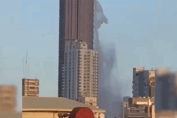 Clip: Thác nước chảy giữa lòng thành phố trong trận động đất ở Philippines