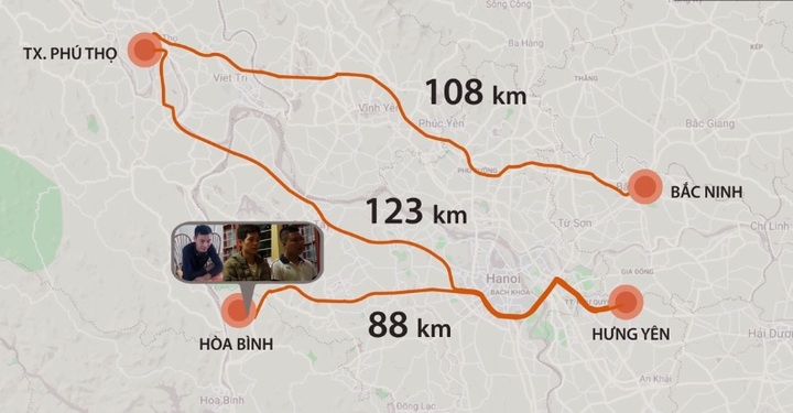 Đường đi của 10m3 dầu thải đổ xuống nguồn nước sông Đà