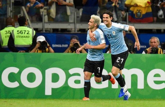 Kết quả Copa America: Tuyển Uruguay huỷ diệt Ecuador, chiếm ngôi đầu bảng C