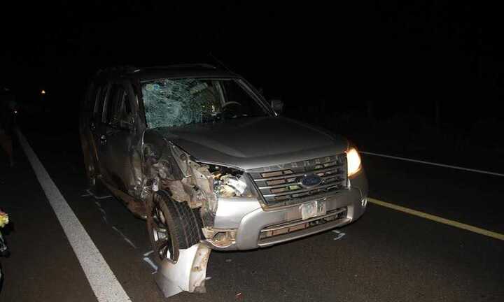 Ô tô tông xe máy, 2 người chết tại chỗ