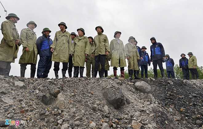 Ảnh: Phó thủ tướng thị sát Quảng Ninh trước giờ bão đổ bộ