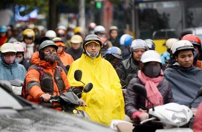Không khí lạnh tràn về, Bắc Bộ chìm trong mưa rét