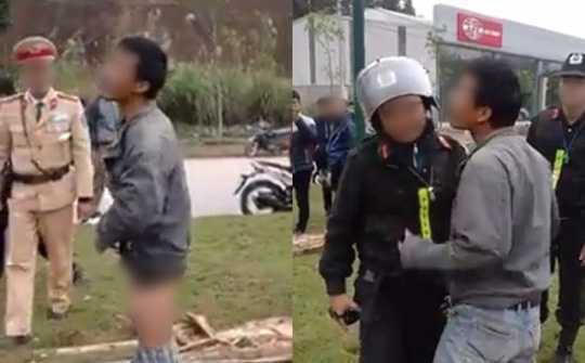 Điều tra tài xế say xỉn chửi bới, tụt quần trước mặt CSGT