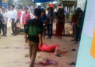 Can hàng xóm đánh nhau, một phụ nữ bị chém chết