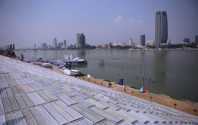 Ảnh: Khán đài 21.000 chỗ ngồi xem lễ hội pháo hoa quốc tế Đà Nẵng 2017