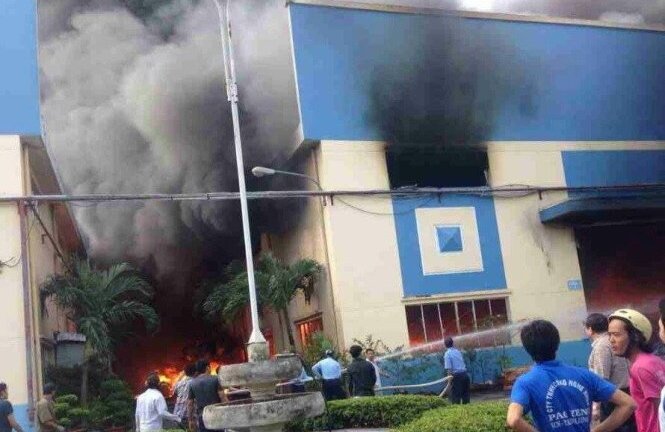 Cháy trụ sở Ủy ban MTTQ Việt Nam TP Mỹ Tho, nhiều tài liệu bị thiêu rụi