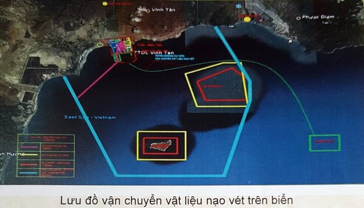 Báo cáo Thủ tướng toàn bộ dự án nhận chìm bùn thải xuống biển Vĩnh Tân