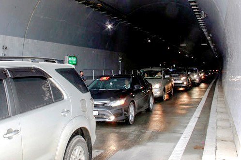 Xe đi qua hầm Đèo Cả được miễn phí đến 2/9