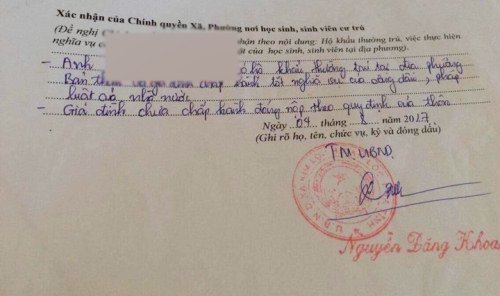 Thêm vụ phê xấu vào lý lịch tân sinh viên vì chưa đóng tiền làm đường