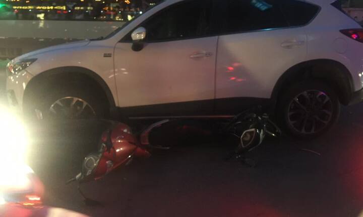 Nữ tài xế Hải Phòng lái Mazda tông hàng loạt ô tô, xe máy trên phố