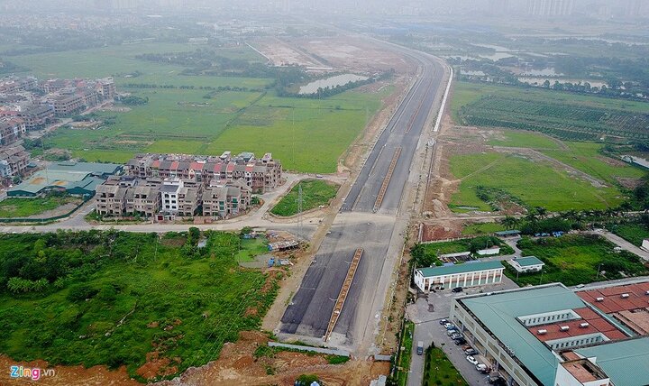 Ảnh: Cận cảnh con đường 1.500 tỷ đồng nối 3 quận ở Hà Nội sắp được thông xe