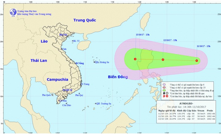 Mưa lũ bất thường chưa qua, áp thấp nhiệt đới lại xuất hiện gần Biển Đông