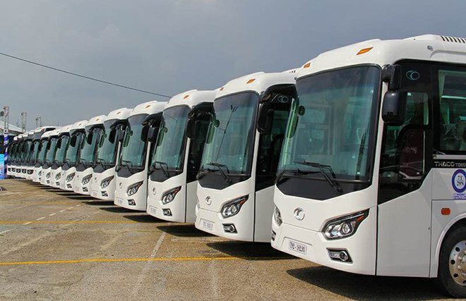 Bàn giao dàn ô tô hiện đại chở các đại biểu dự APEC 2017