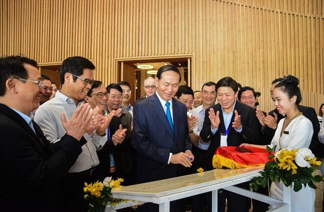 Chủ tịch nước Trần Đại Quang kiểm tra trung tâm hội nghị phục vụ APEC