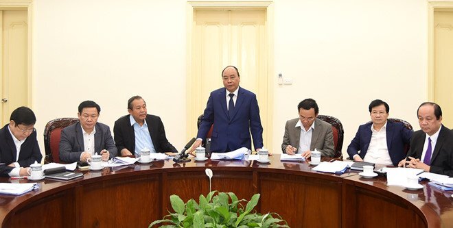 Ban Cán sự Đảng Chính phủ làm việc với đoàn kiểm tra của Ban Bí thư