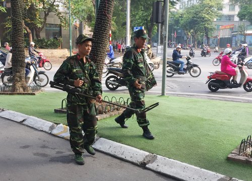 Hà Nội thắt chặt an ninh chuẩn bị đón Tổng thống Donald Trump và Chủ tịch Tập Cận Bình