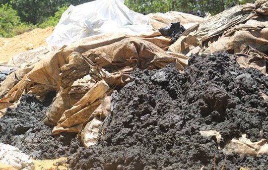 Chôn chất thải trái phép, Formosa bị phạt 560 triệu đồng