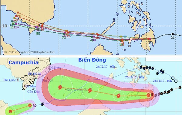Trung tâm khí tượng: 'Tất cả các nước đều không dự báo đúng tốc độ suy yếu của bão số 16'