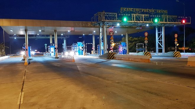 BOT Sóc Trăng và Bạc Liêu xả trạm từ đêm Giao thừa