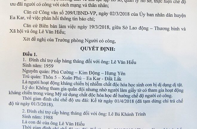 Làm giả hồ sơ nhận chế độ, người 'đi bộ đội lúc 9 tuổi' bị truy thu gần 350 triệu đồng