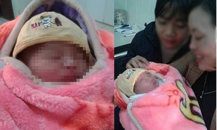 Bé trai còn nguyên dây rốn bị bỏ rơi trước cửa nhà dân ở Hà Nội