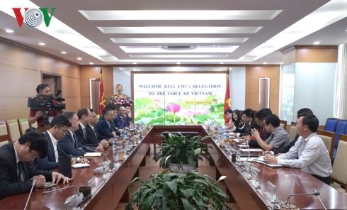Tổng Giám đốc VOV tiếp Chủ tịch Dell EMC châu Á-Thái Bình Dương
