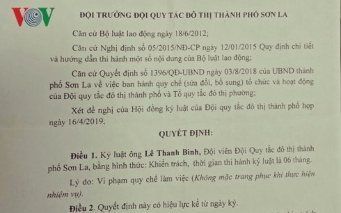 Mặc thường phục, đi xe biển trắng thu rau của dân, hai cán bộ ở Sơn La bị kỷ luật