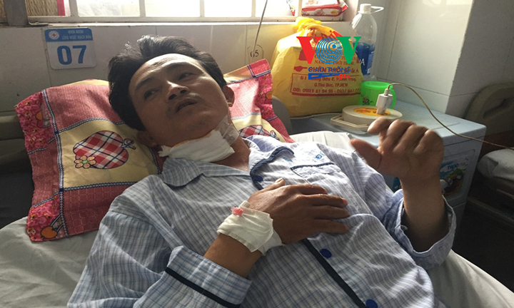 Tài xế Grab kể phút bị tên cướp cứa cổ, lấy xe máy ở quãng đường vắng