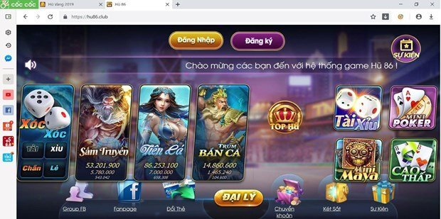 Thủ đoạn tinh vi của sới bạc online trá hình Huvang
