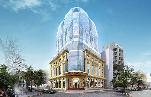 DOJI khánh thành tòa nhà kiến trúc hình kim cương độc đáo