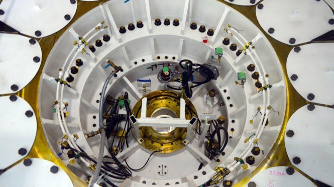 Robot TBM khoan những mét hầm đầu tiên tại ga Ba Son