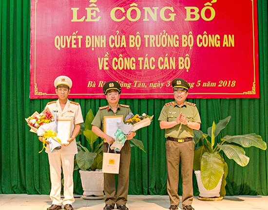 Bà Rịa - Vũng Tàu có giám đốc công an mới