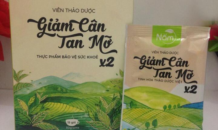 Bột tăng cân và viên giảm cân tan mỡ Nấm chưa được cấp phép ngang nhiên bán trên thị trường
