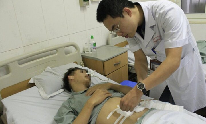 Nam thanh niên bị xương cá đâm thủng ruột non sau khi ăn cơm bình dân