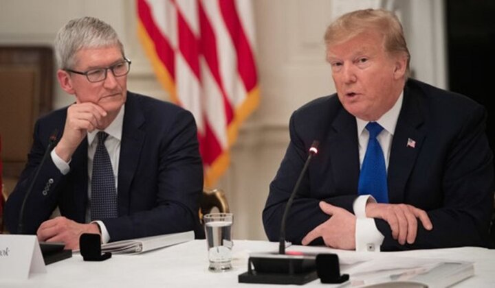 Ông Trump gọi CEO Apple là Tim Apple để 'tiết kiệm thời gian'