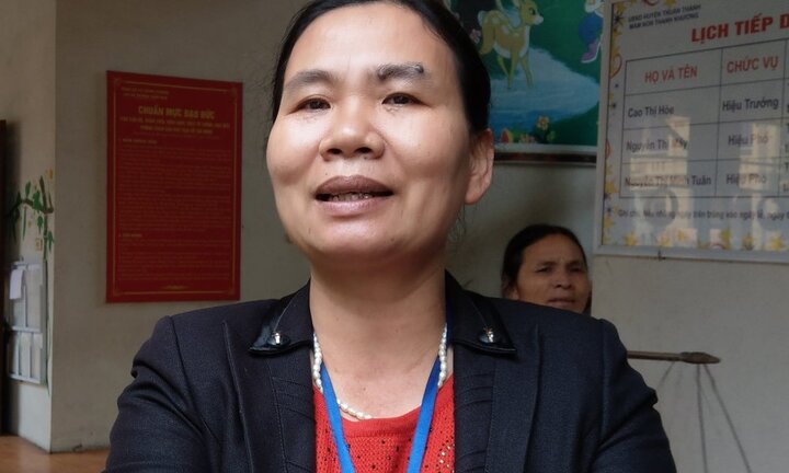 Hiệu phó trường mầm non: Kiểm tra bằng mắt thường nên khó phát hiện thịt lợn nhiễm sán