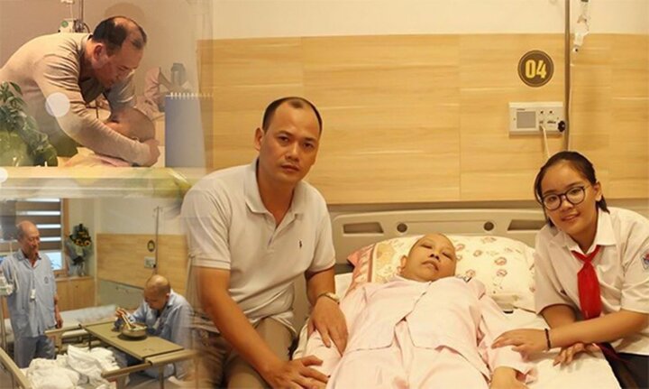 Cảm động người đàn ông hơn 7 năm chăm sóc vợ và bố bị ung thư