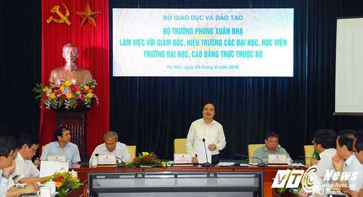 Bộ trưởng Phùng Xuân Nhạ: Đại học phải có phương án tự chủ phù hợp