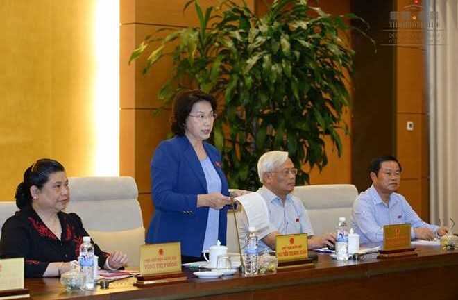 Ủy ban Thường vụ Quốc hội cho ý kiến về cơ cấu chính phủ