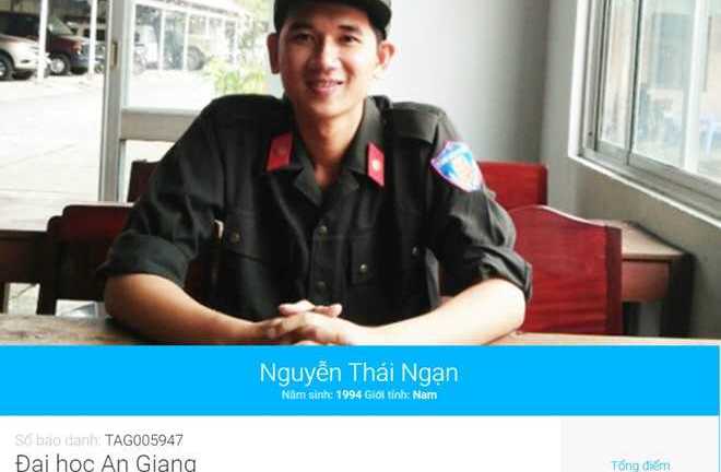 Chiến sĩ công an đạt điểm 10 trong kỳ thi THPT quốc gia 2016