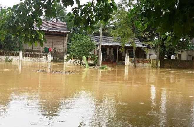 Mưa lớn kỷ lục, 60.000 học sinh Hà Tĩnh không thể đến trường