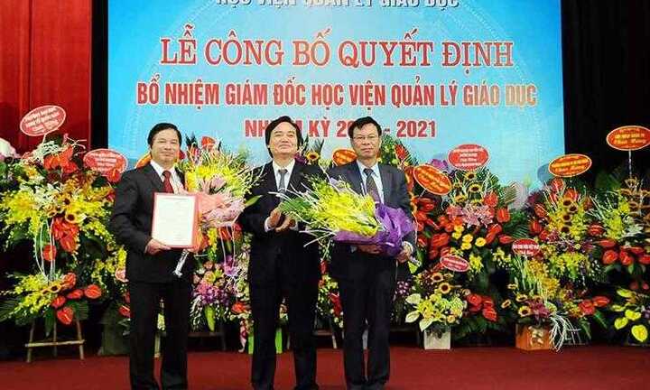 GS Phạm Quang Trung trở thành giám đốc Học viện Quản lý giáo dục