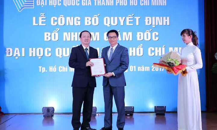 Thử thách nào chờ đợi tân Giám đốc Đại học Quốc gia TP.HCM?