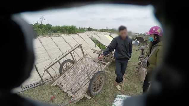 Cận cảnh làm miến siêu lợi nhuận với bột màu thực phẩm không rõ nguồn gốc