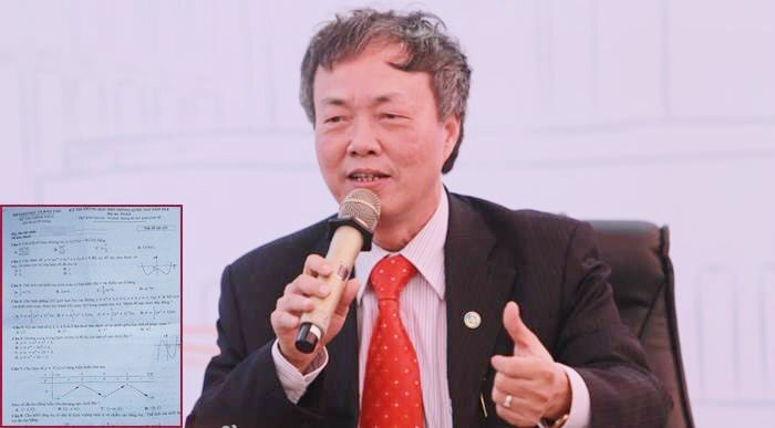 TS Lê Thống Nhất: 'Tôi sẵn sàng đối thoại với ban ra đề thi Toán THPT Quốc gia 2018'
