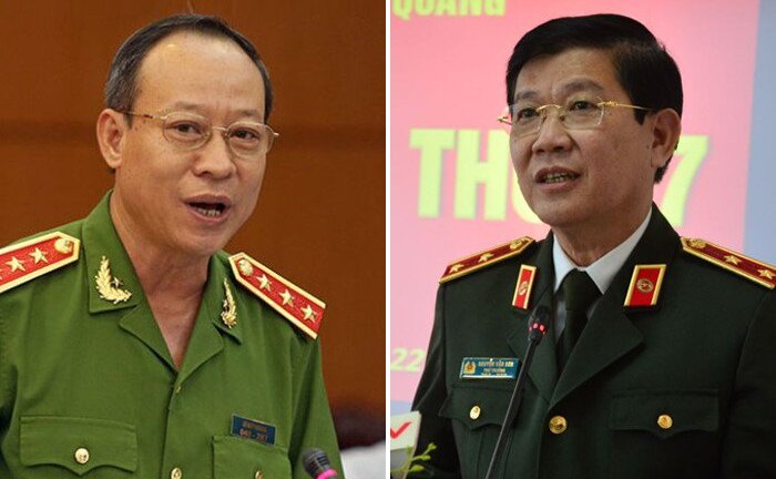 Bộ Công an điều chỉnh công tác của hai thứ trưởng