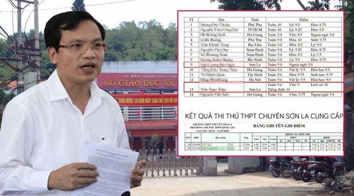 5 cán bộ Sở GD-ĐT Sơn La liên quan đến sai phạm chấm thi năm 2018 là ai?