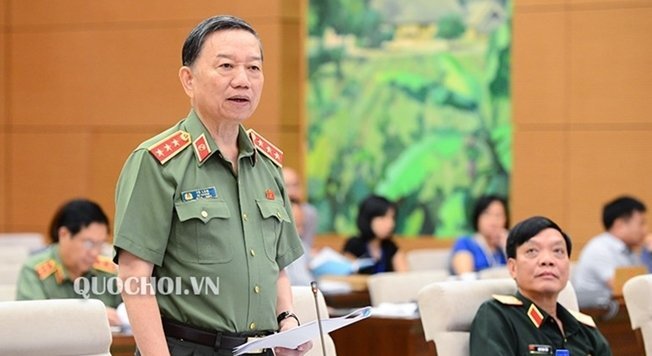 Bộ trưởng Công an Tô Lâm trả lời chất vấn phòng chống tội phạm