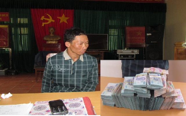 Bắt đối tượng vận chuyển trái phép 2 tỷ đồng qua biên giới Việt - Lào